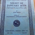 NIGHT OF JANUARY 16TH by Ayn Rand