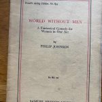 WORLD WITHOUT MEN by Philip Johnson