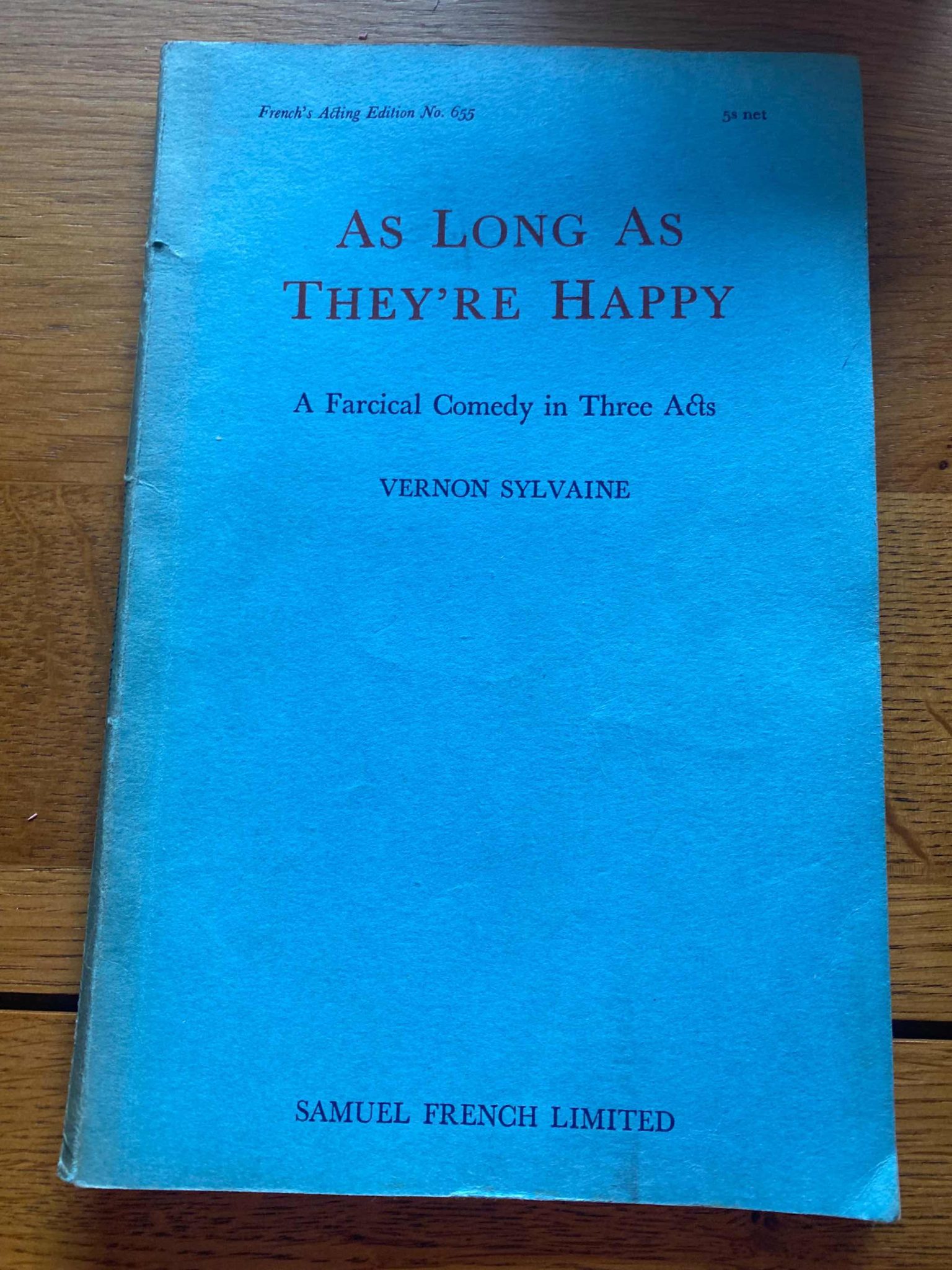 AS LONG AS THEY'RE HAPPY by Vernon Sylvaine