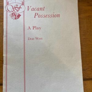 VACANT POSSESSION by Don West