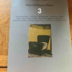 PINTER, HAROLD - PLAYS 3