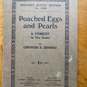 POACHED EGGS AND PEARLS by Gertrude E Jennings