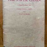 PAPER CHAIN, THE by Falkland L Cary and Ivan Butler