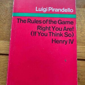THREE PLAYS - Luigi Pirandello
