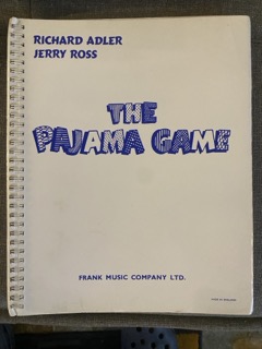 PAJAMA GAME, THE by Richard Adler, Jerry Ross, George Abbott and Richard Bissell - VOCAL SCORE
