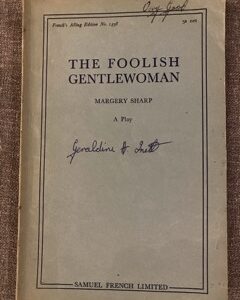 FOOLISH GENTLEWOMAN, THE by Margery Sharp