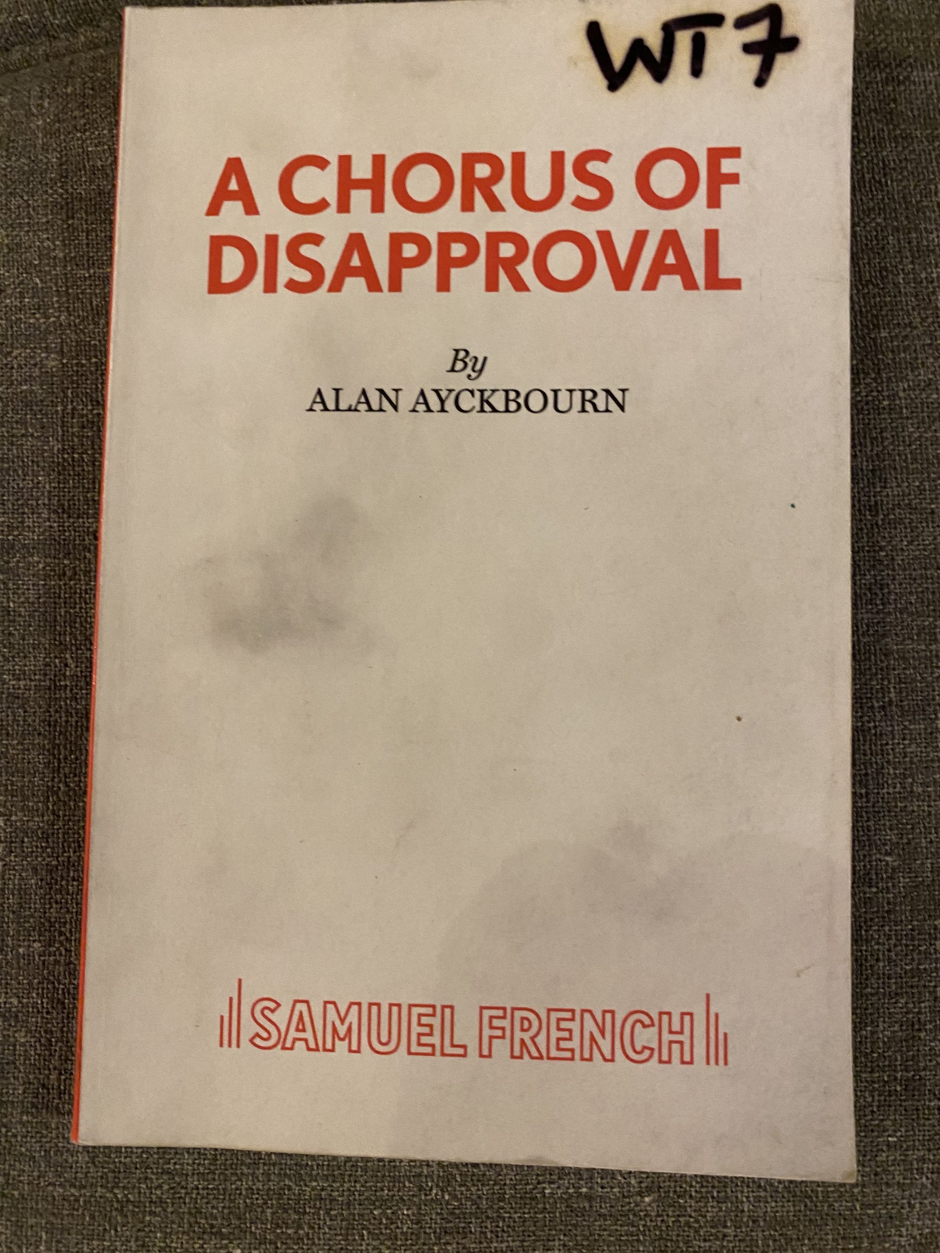 CHORUS OF DISAPPROVAL, A by Alan Ayckbourn