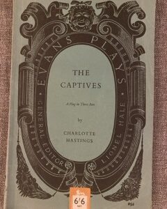 CAPTIVES, THE by Charlotte Hastinga