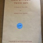 ONCE BITTEN - TWICE SHY by Armitage Owen