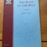 RAPE OF THE BELT, THE by Benn W Levy