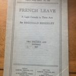 FRENCH LEAVE by Reginald Berkeley