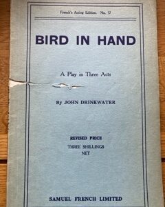 BIRD IN HAND by John Drinkwater
