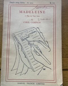 MADELEINE by Cyril Campion