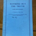 NOTHING BUT THE TRUTH by James Montgomery