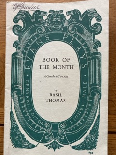 BOOK OF THE MONTH by Basil Thomas