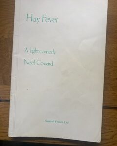 HAY FEVER by Noel Coward