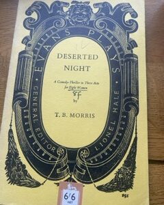 DESERTED NIGHT by T B Morris