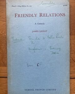 FRIENDLY RELATIONS by James Liggat