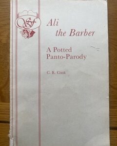 ALI THE BARBER by C R Cook