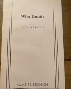 WHO DUNIT? by C B Gilford