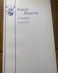 FAMILY PLANNING by Frank Vickery