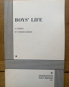 BOYS' LIFE by Howard Korder (me)