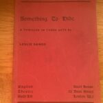 SOMETHING TO HIDE by Leslie Sands