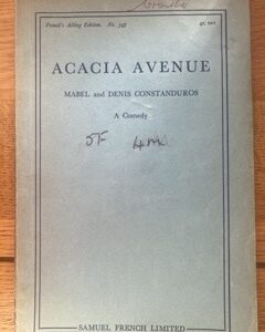 ACACIA AVENUE by Mabel and Denis Constanduros
