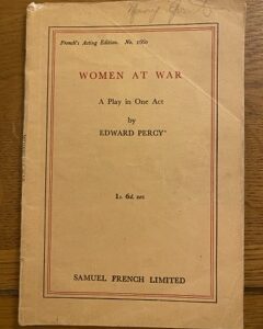 WOMEN AT WAR by Edward Percy