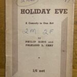 HOLIDAY EVE by Philip King & Falkland L Cary