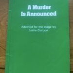 MURDER IS ANNOUNCED, A by Agatha Christie, adapted by Leslie Darbon