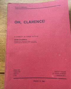 OH, CLARENCE! by John Chapman