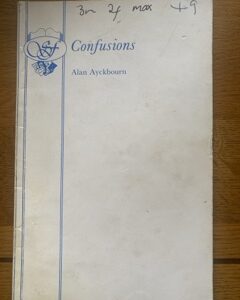 CONFUSIONS by Alan Ayckbourn